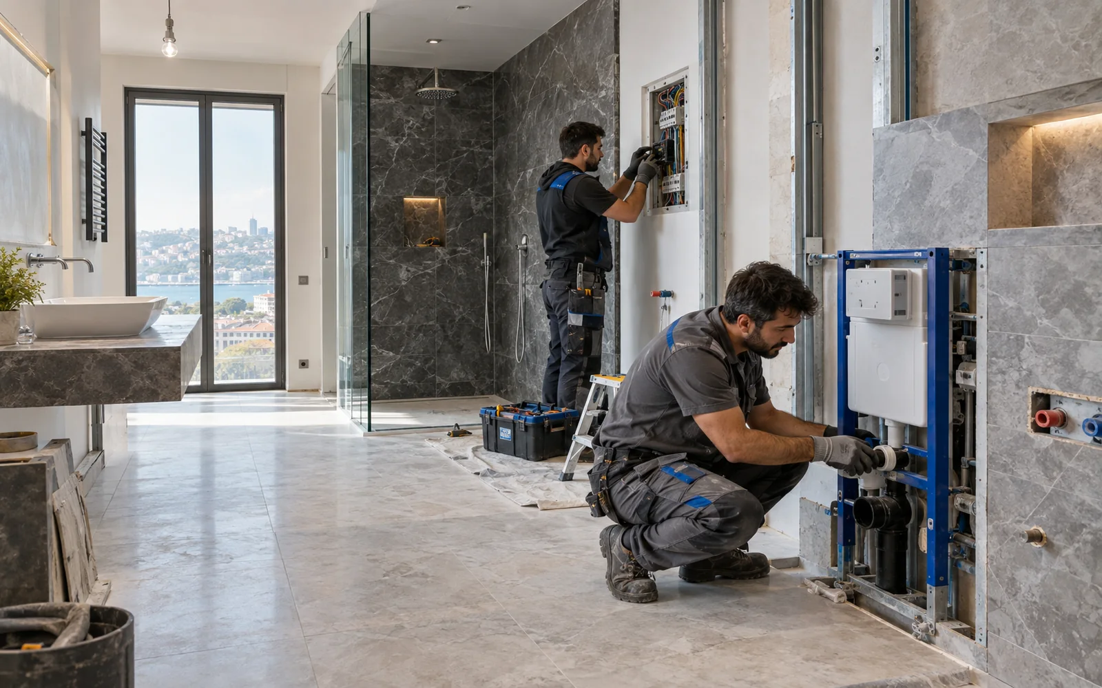 Anahtar teslim banyo ve teknik altyapı tadilatı
